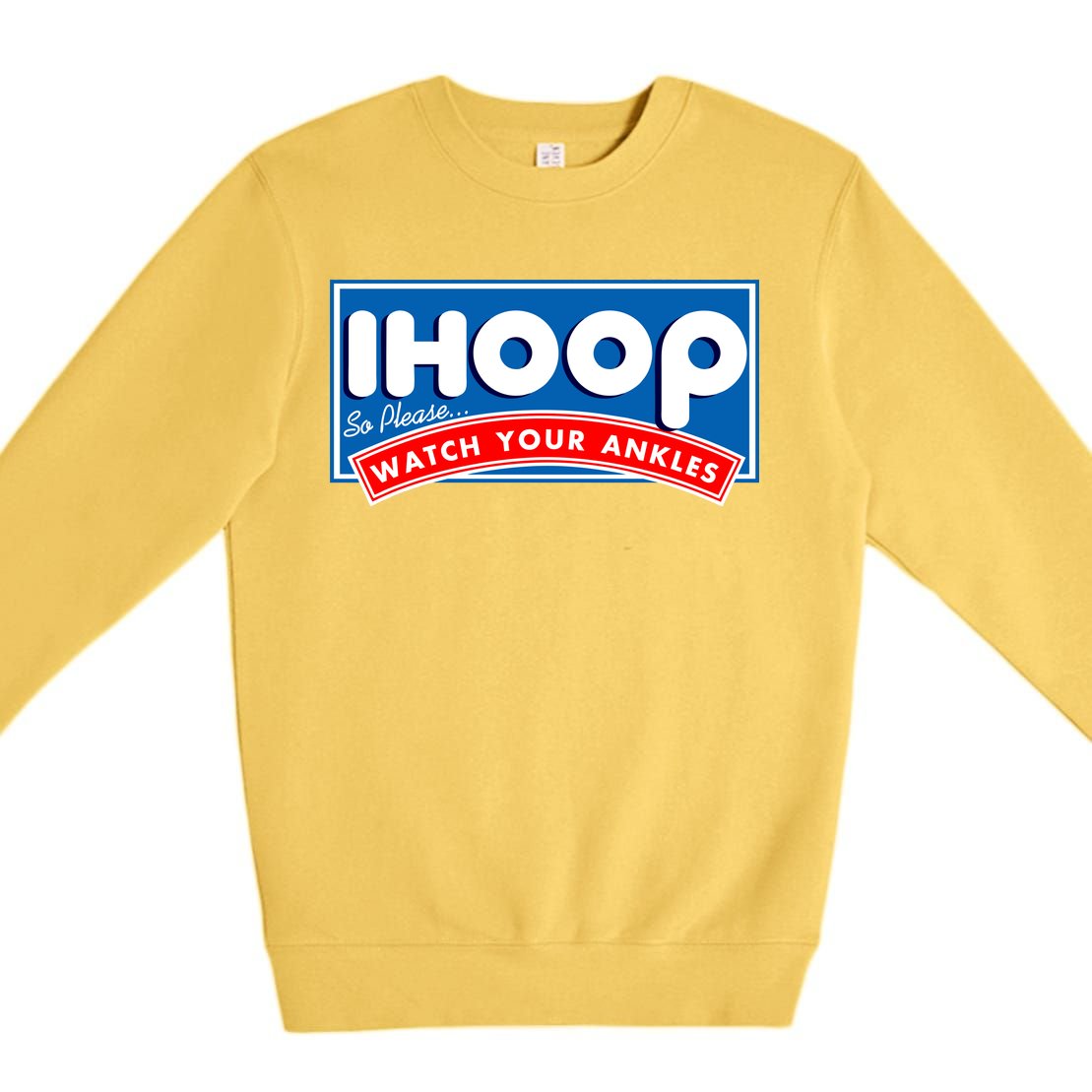 ihoop I Hoop So Please Watch Your Ankles Funny Basketball Hoodie TeeShirtPalace